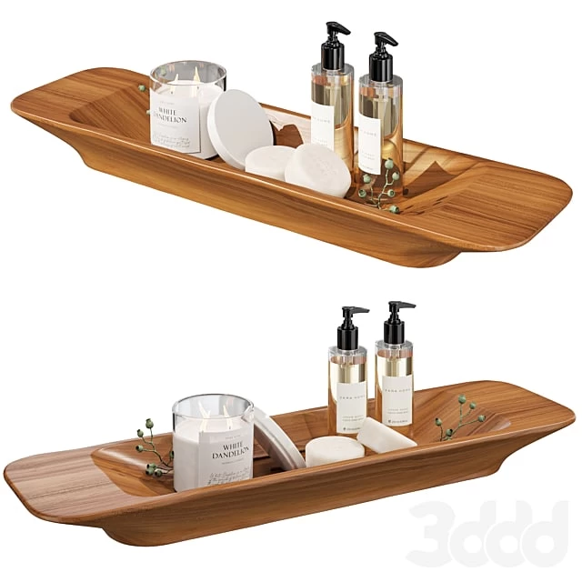 Zara Home teak wood tray accessories