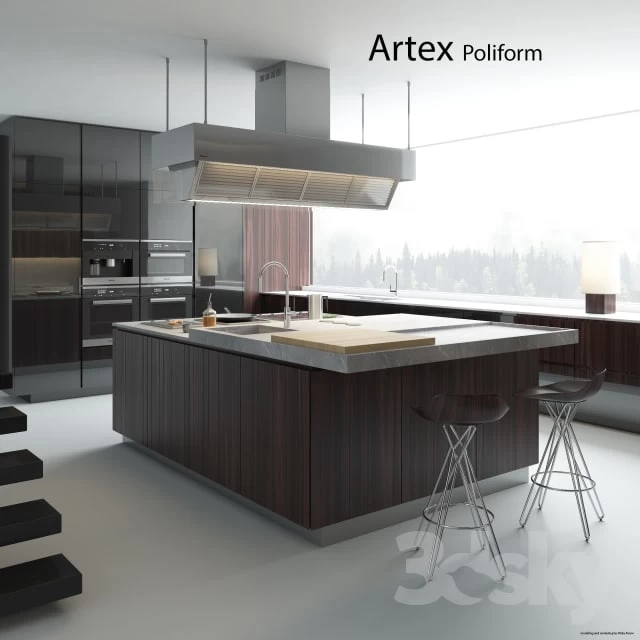 Kitchen Poliform Varenna Artex 2