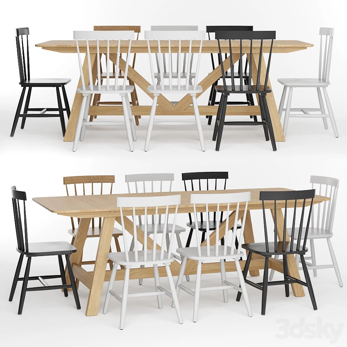 Buondi table and JIMI chairs