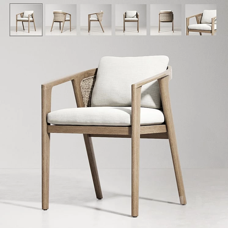 RH / MALTA TEAK ARMCHAIR