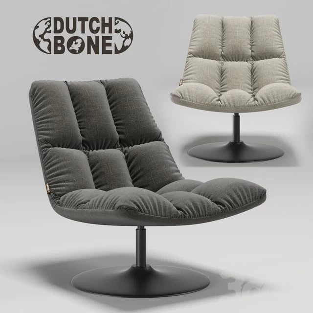 Bar lounge chair bone