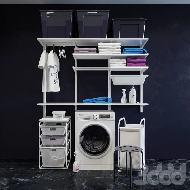 Algot IKEA Storage System ikea BOAXEL БОАКСЕЛЬ/ washing machine / Towels