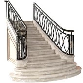 Modern interior stair