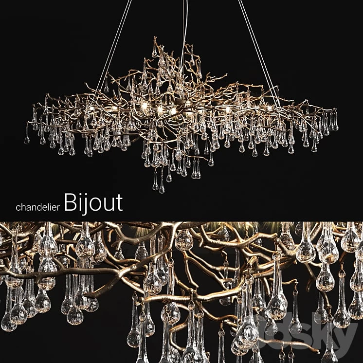 Chandelier serip bijout