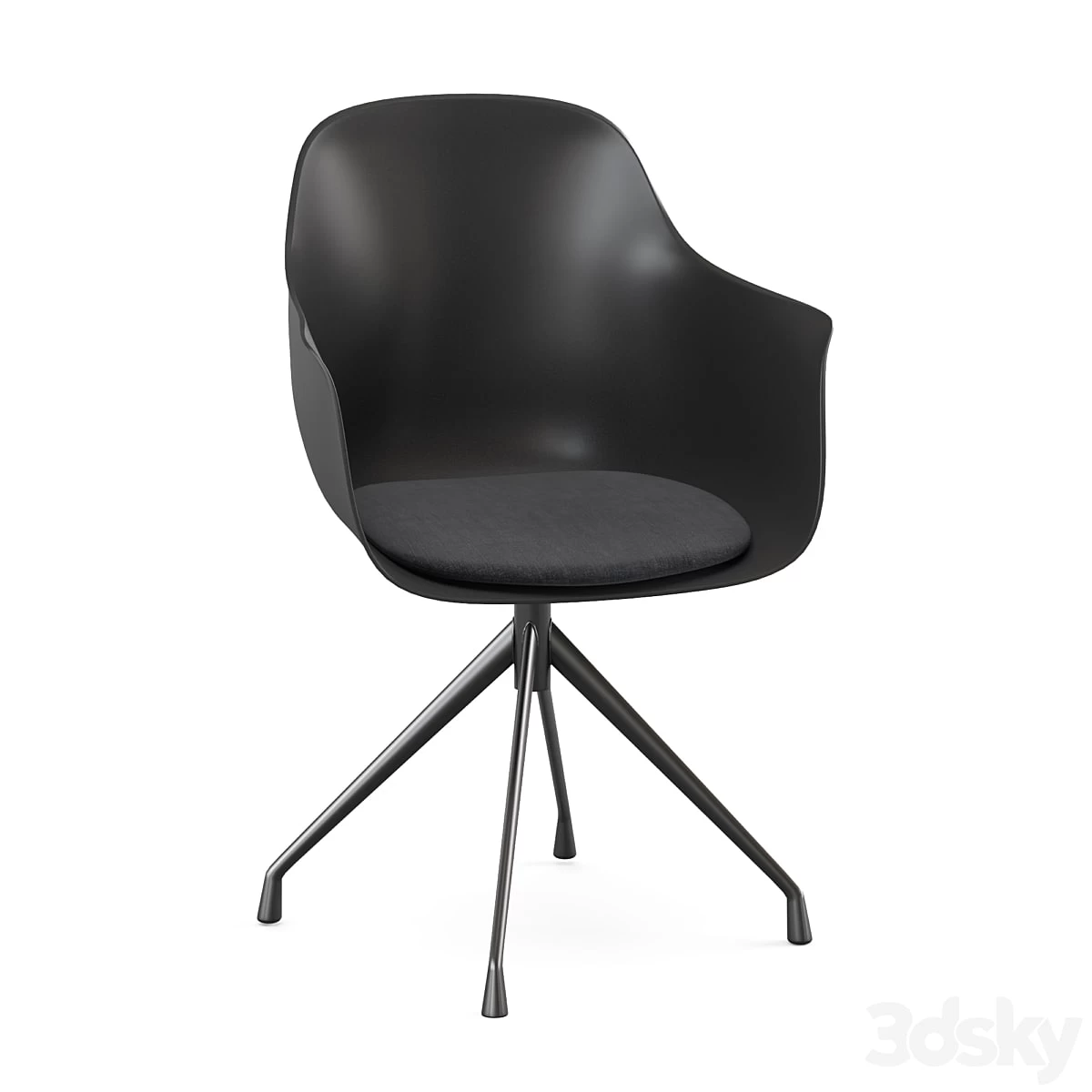 Office swivel black chair Wapong LA REDOUTE INTERIEURS