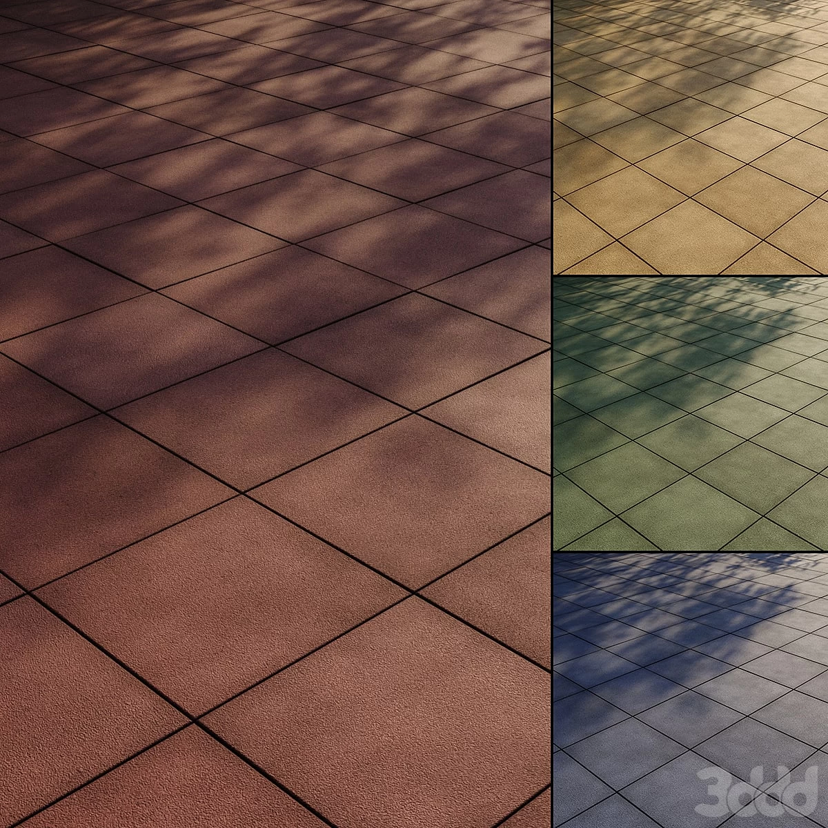 Rubber tile Type 1