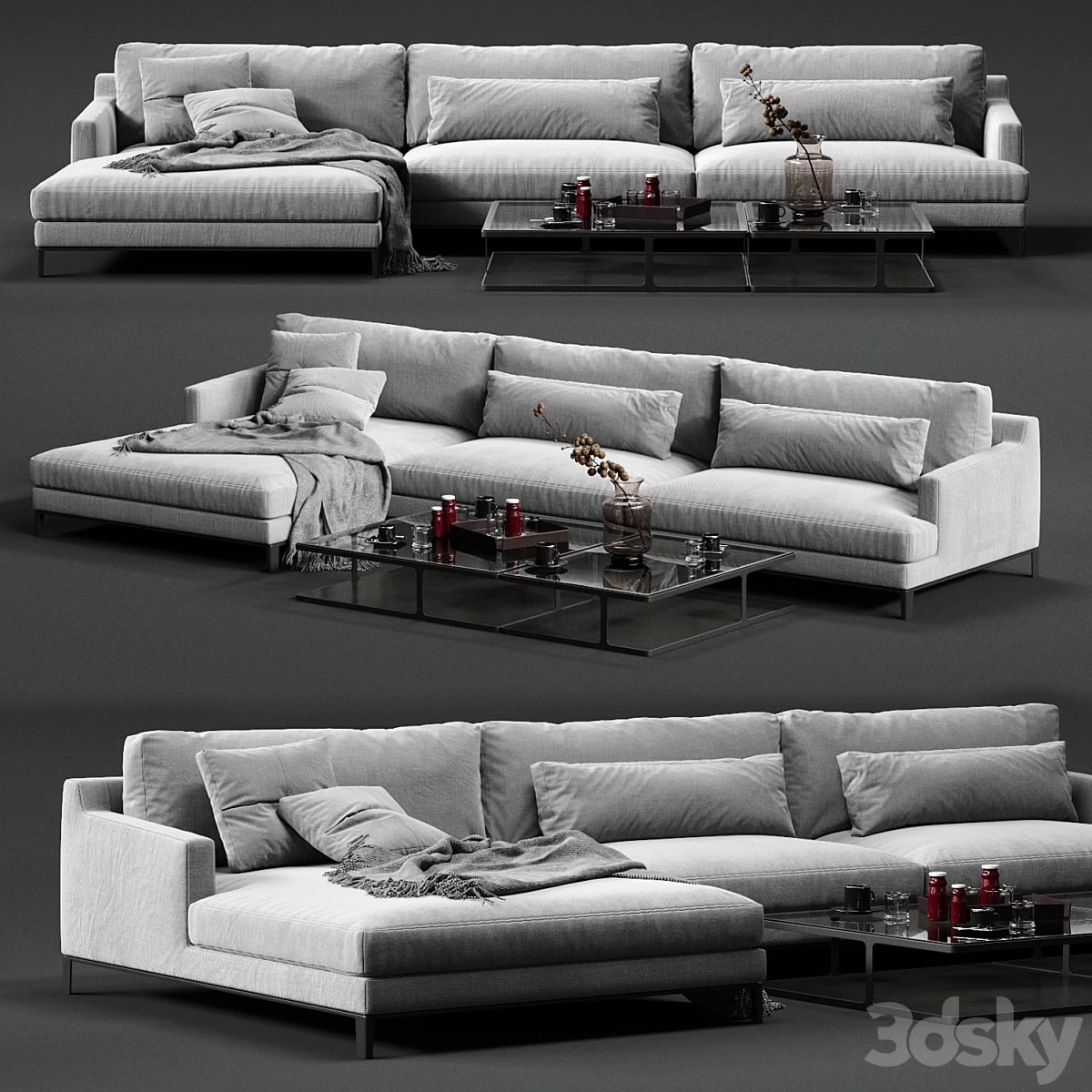 POLIFORM BELLPORT Corner Sofa