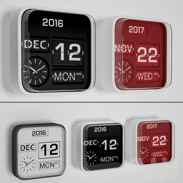 Habitat Flap Clock