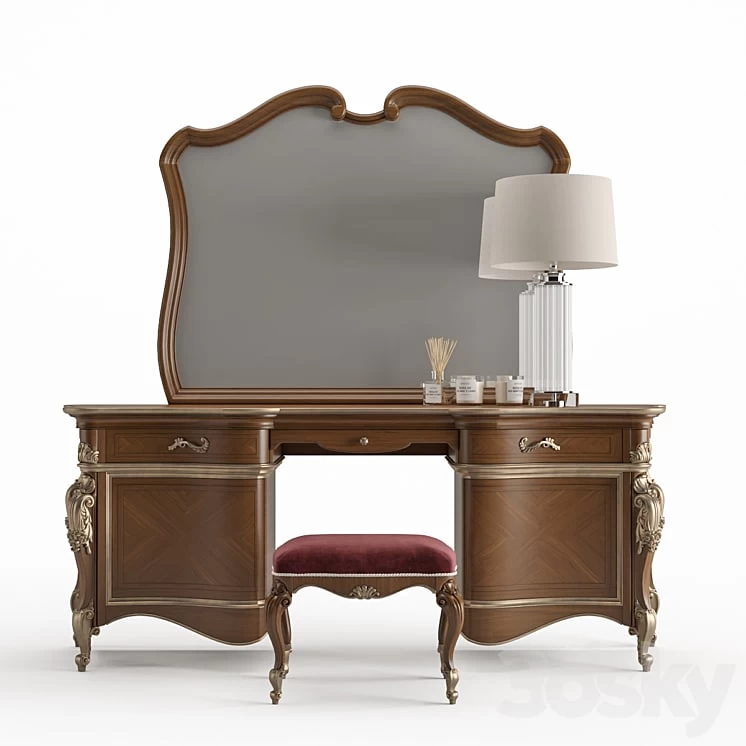 Dressing table Arve Style Luigi_XXI with pouf #22-87529 #24183