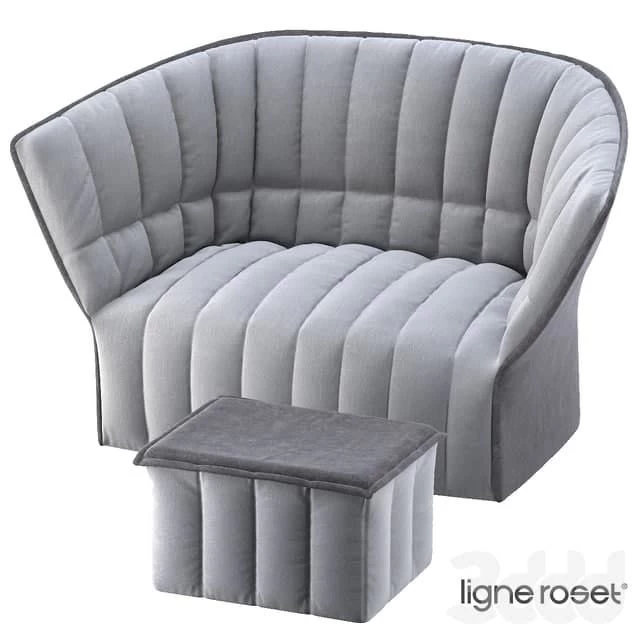 Sofa and ottoman Ligne Roset Moel