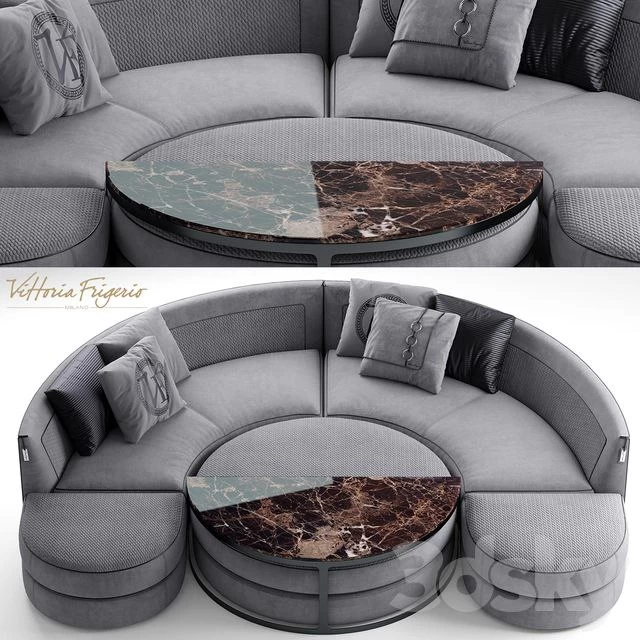 Sofa Vittoria Frigerio Borromeo