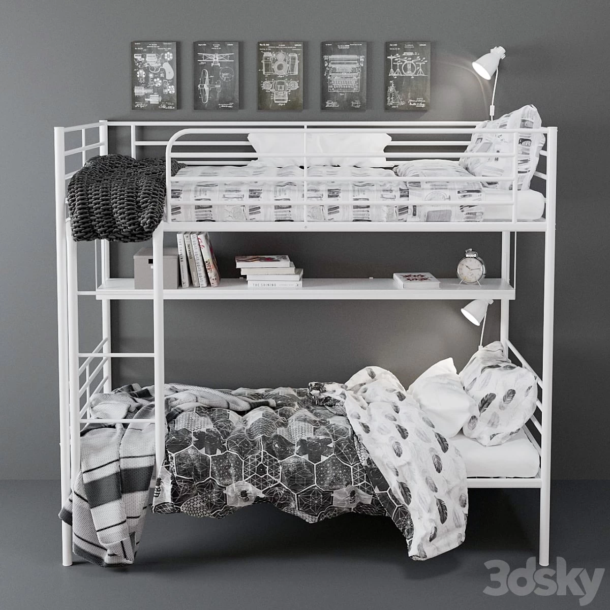 IvEA Svarta Bunk Bed