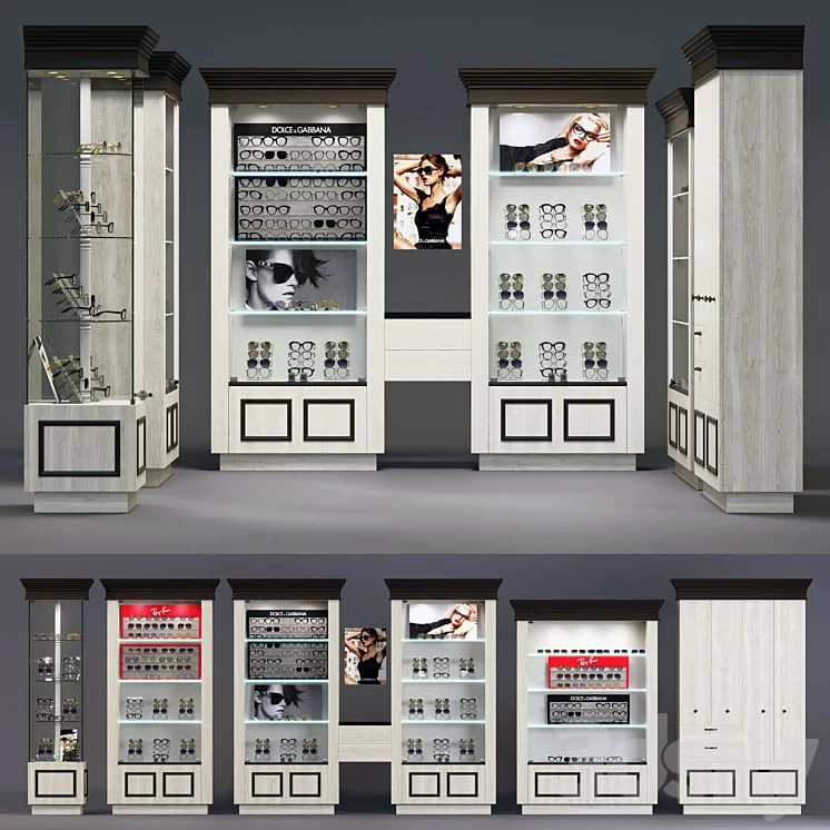 Storefronts for the store of optics and not only