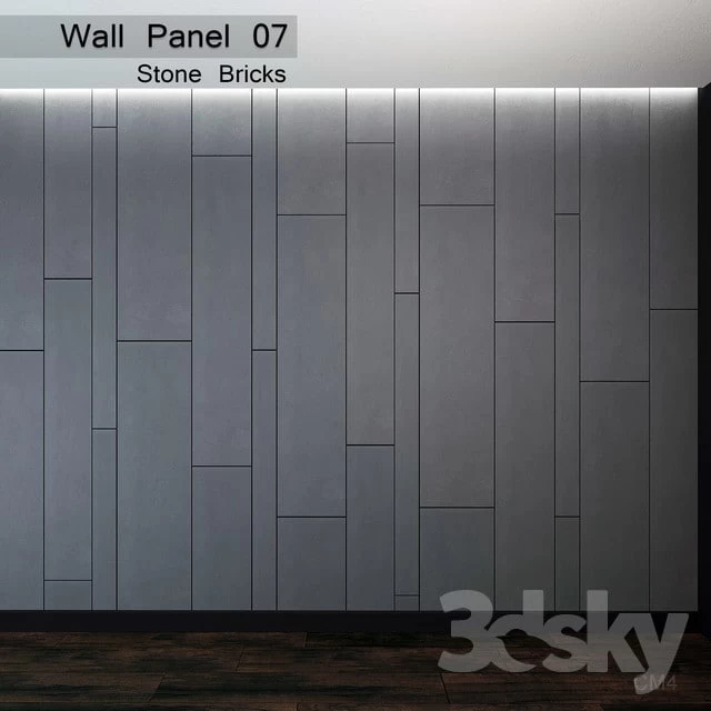 Wall Panel 07. Stone Bricks