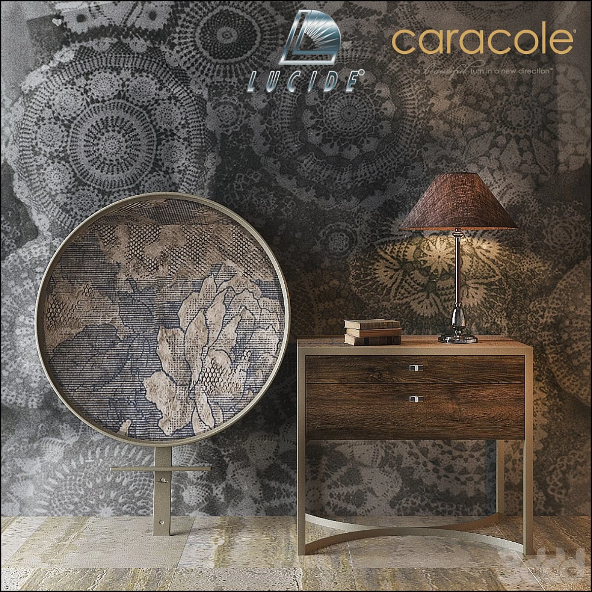 CARACOLE Nightstand ATS-NITSTD-001