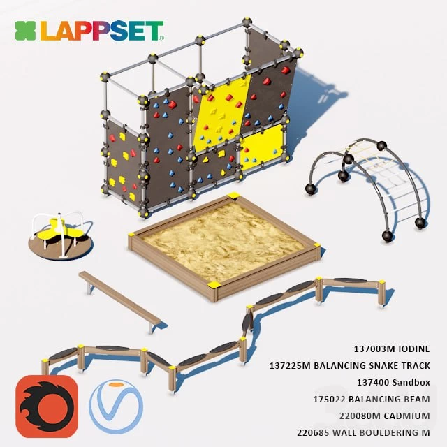 Equipment for children playground by Lappset