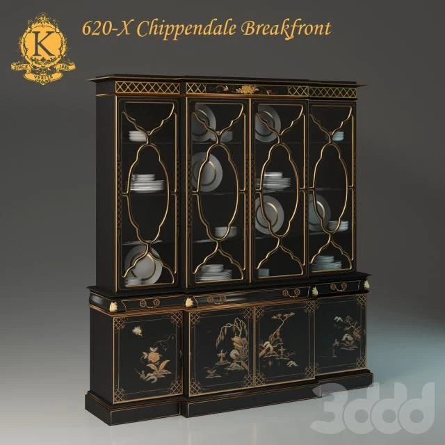 Karges 620-X Chippendale Breakfront
