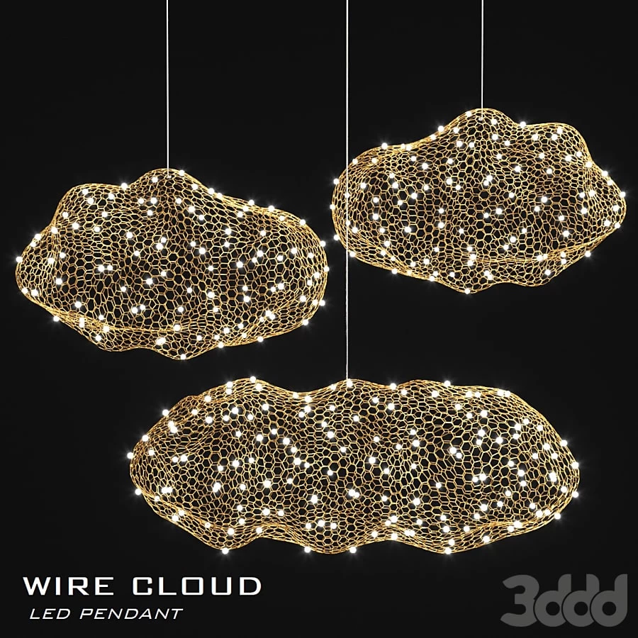 Led cloud pendant