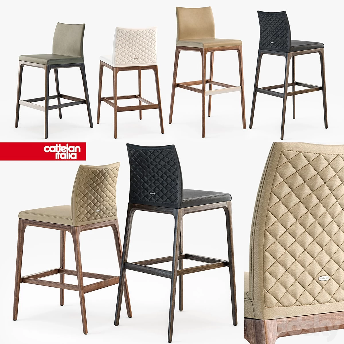 Cattelan Italia Arcadia couture stool