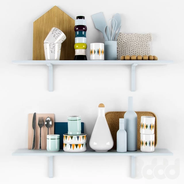 Crockery in the Scandinavian style