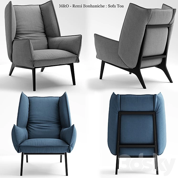 Armchair M & O Remi Bouhaniche