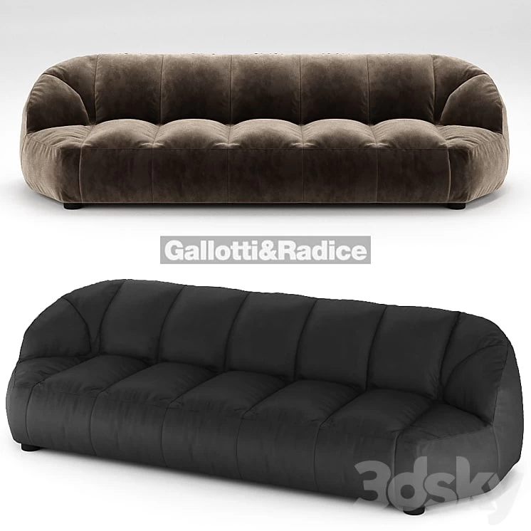 Cloud sofa and armchair Galotti & Radice