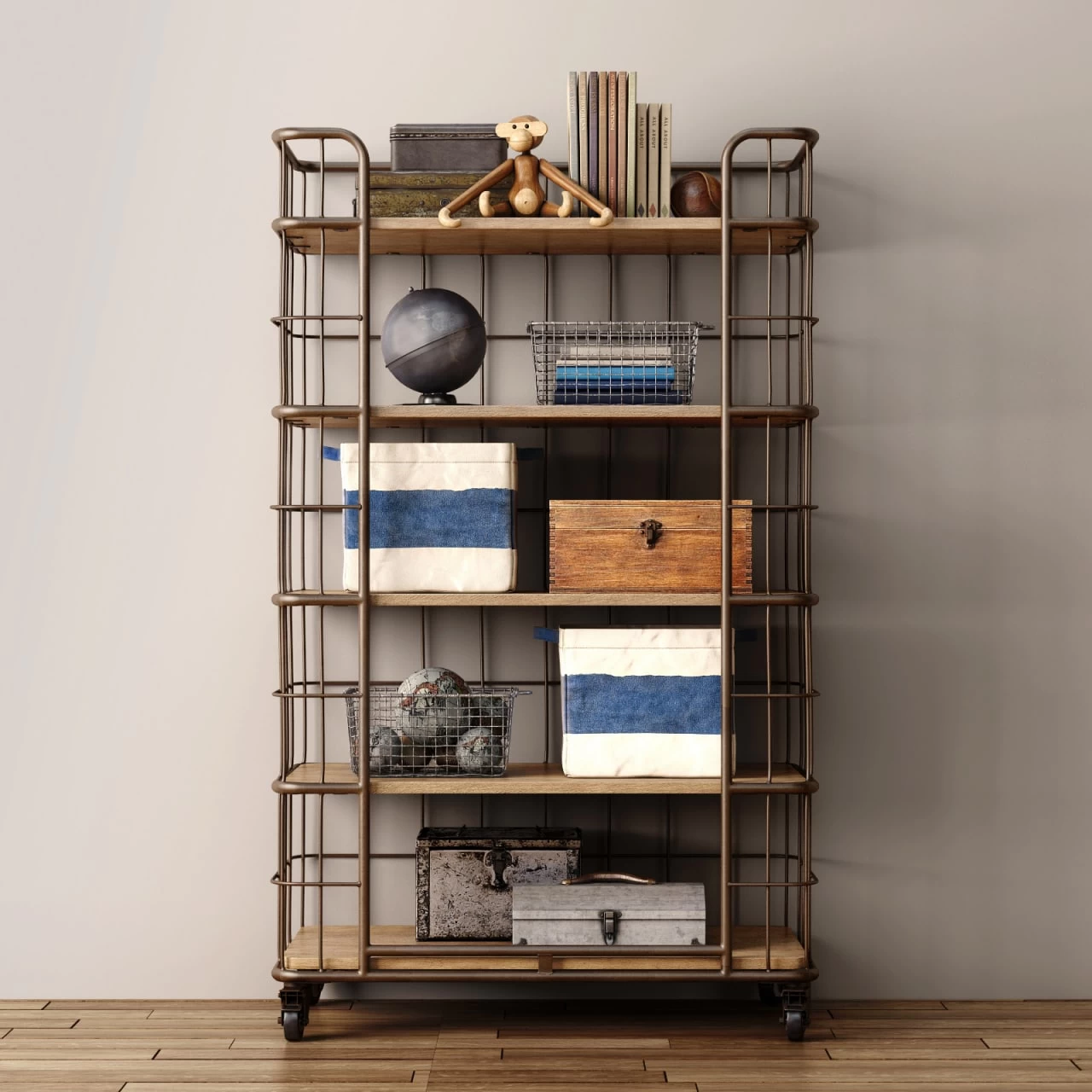 RH / Industrial baker's storage rack - large
