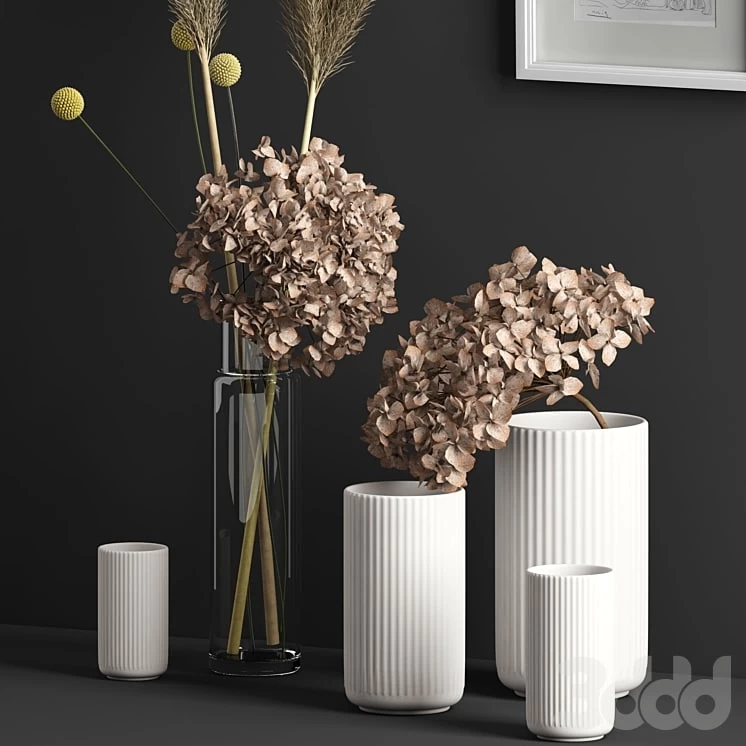 Decoration With Dried Flowers
