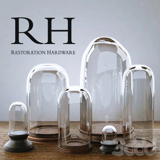 RH PETITE GLASS CLOCHE COLLECTION