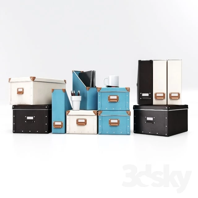 IKEA FJALLA BOXES set