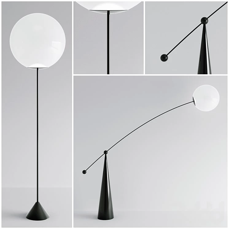 Opal floor light