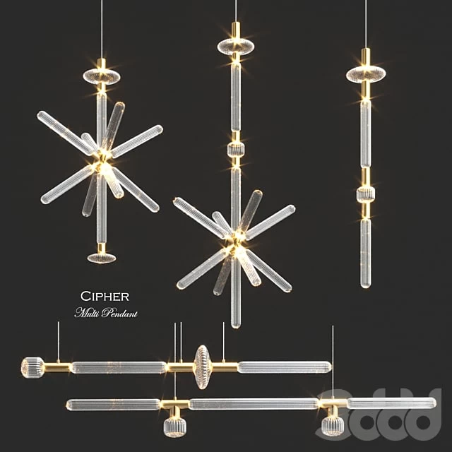 Cipher Multi Pendant Collection by LASVIT
