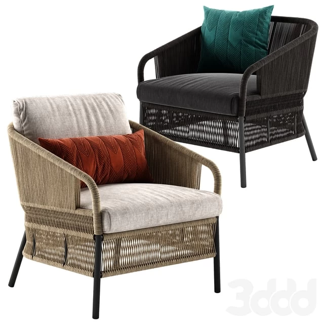 Varaschin cricket style lounge chair