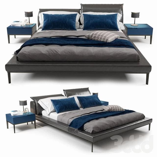 Bed Vela by Natuzzi