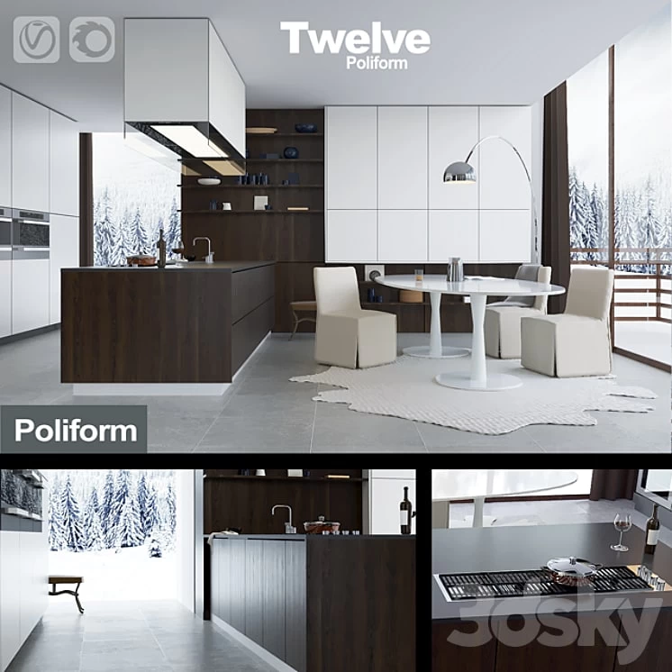 Kitchen Poliform Varenna Twelve
