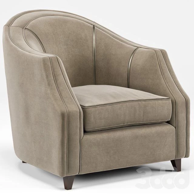 Edina Regency camel velvet round stitched round arm chair