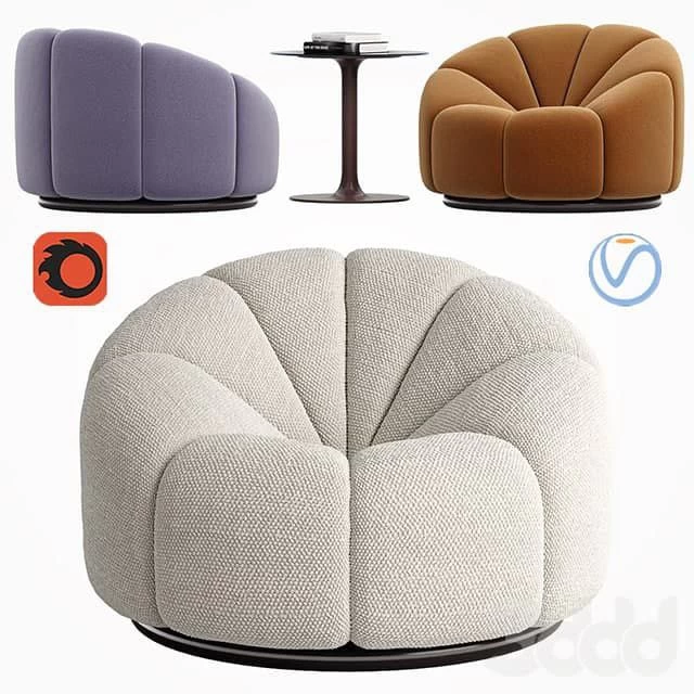 Pierre Paulin Fauteuil Alfa