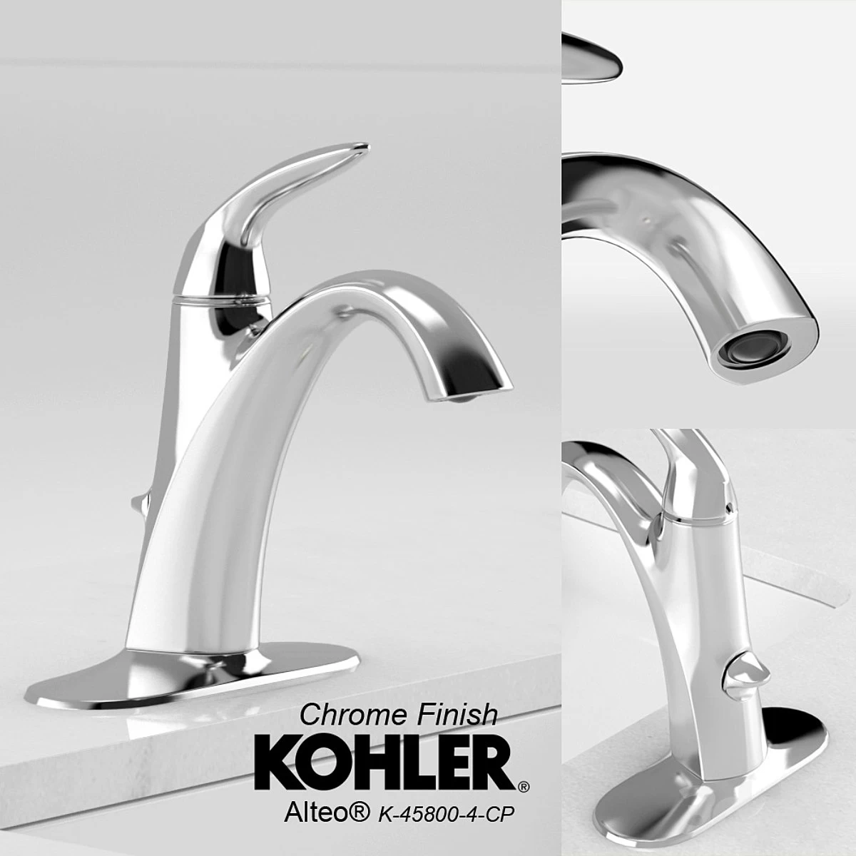 KOHLER Alteo Single-Handle - 3 Finishes