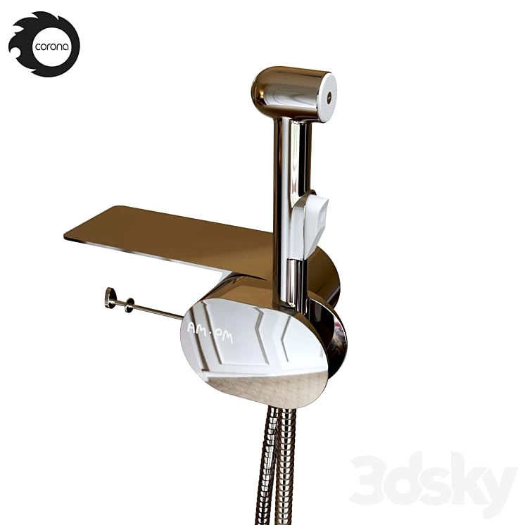 Hygienic shower Like F0202600 with shelf