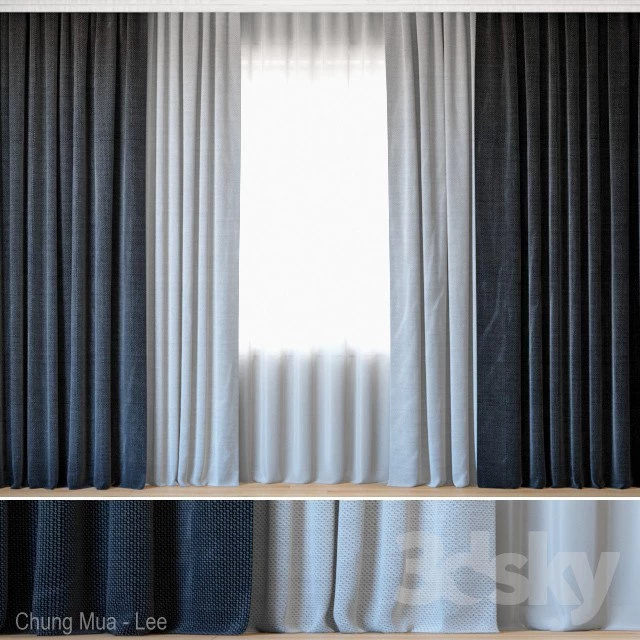 Curtains 91 | Curtains with Tulle | ROHI | Topia
