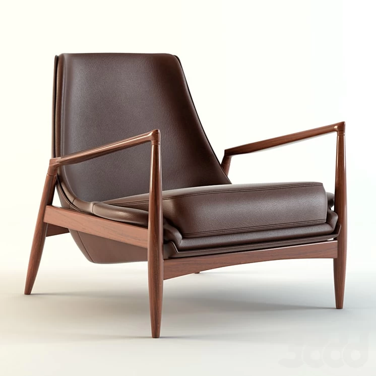 Ib Kofod Larsen Low Back Seal Chair OPE Möbler