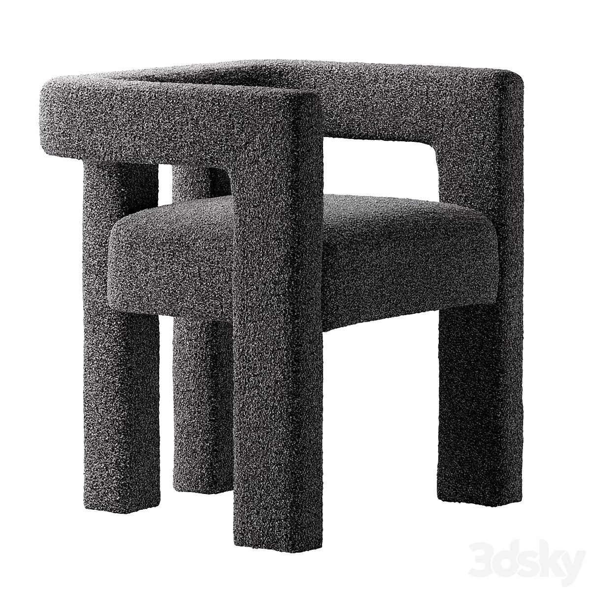 CB2 Stature Black Chair