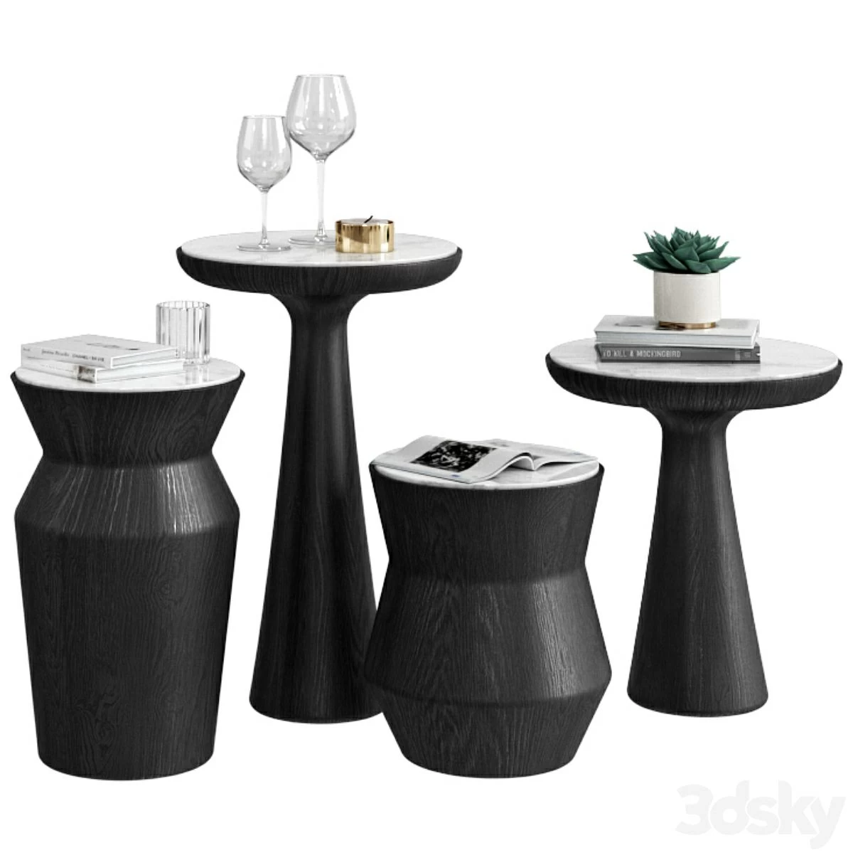 Gallotti & Radice Coffee table Fante & Dama
