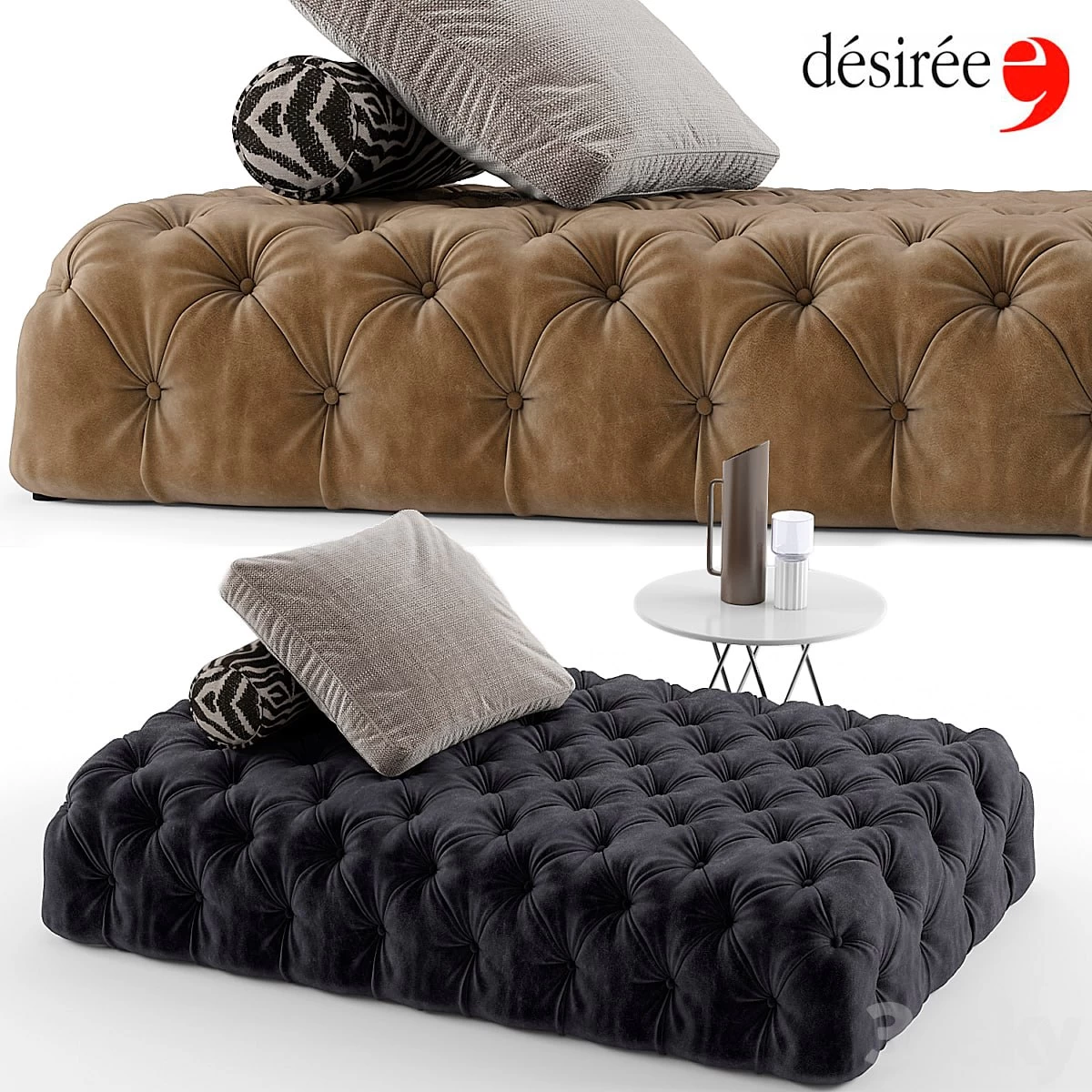 Desiree rollking sofa set