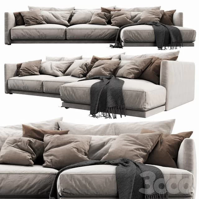 Poliform Bristol Chaise Lounge