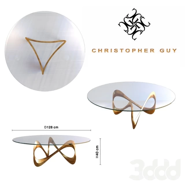 Christopher Guy Parisian Graffiti Table