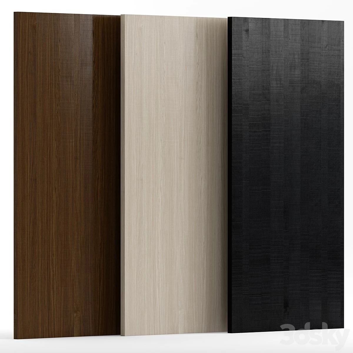 Oak_Rough wood with 3 materials