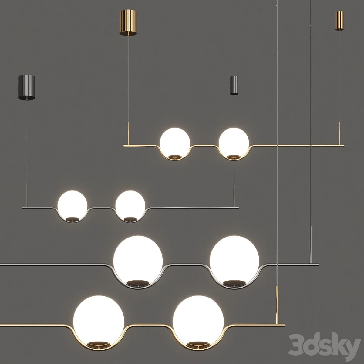 Faro Barcelona Le Vita Pendant Lamps