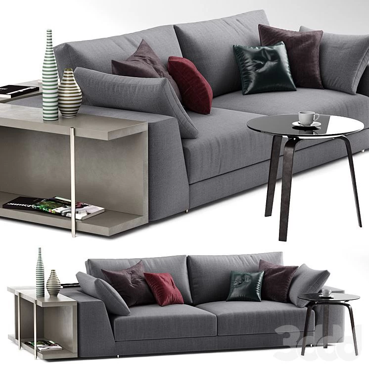 Argo gray sofa AG002 - MisuraEmme