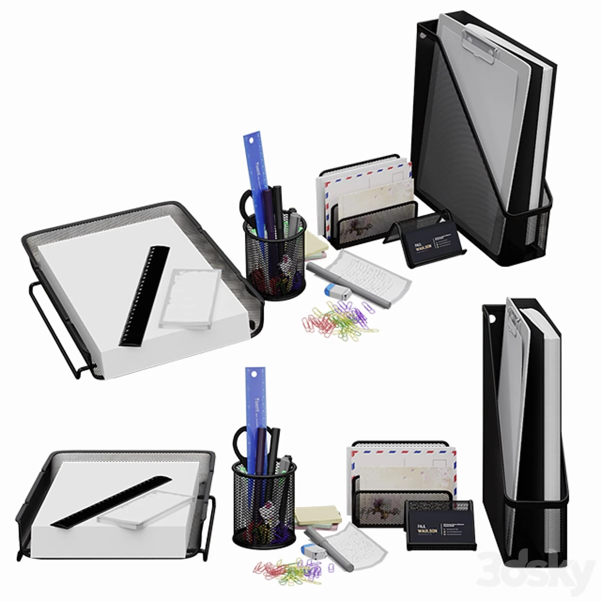 Decorative set for desktop